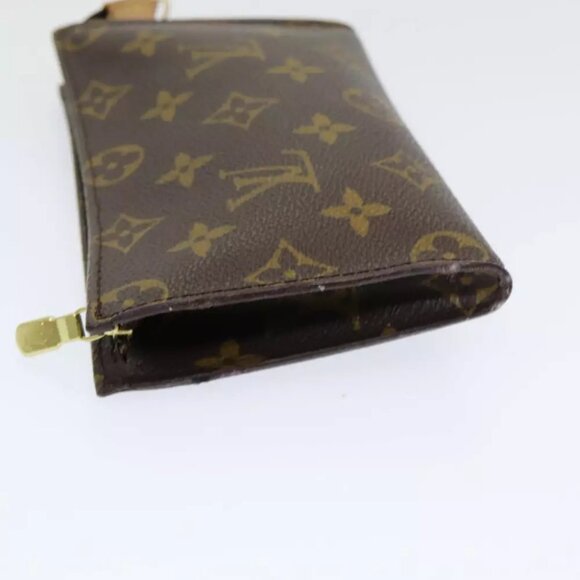 authenticity guaranteed LOUIS VUITTON Monogram Bucket PM Pouch - Picture 5 of 16